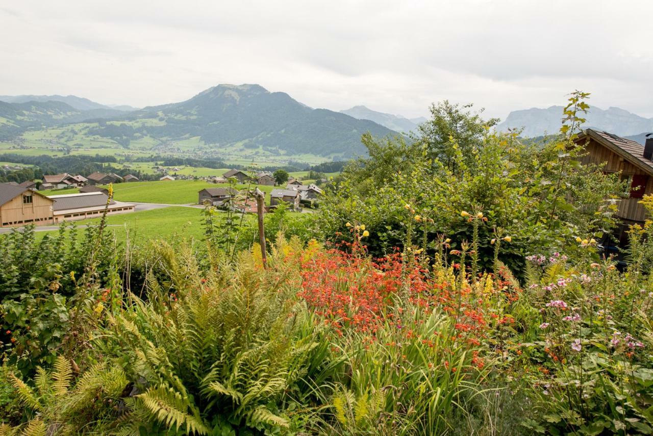 Ferienhaus Bergblick シュヴァルツェンベルク・イム・ブレゲンツァーヴァルト エクステリア 写真