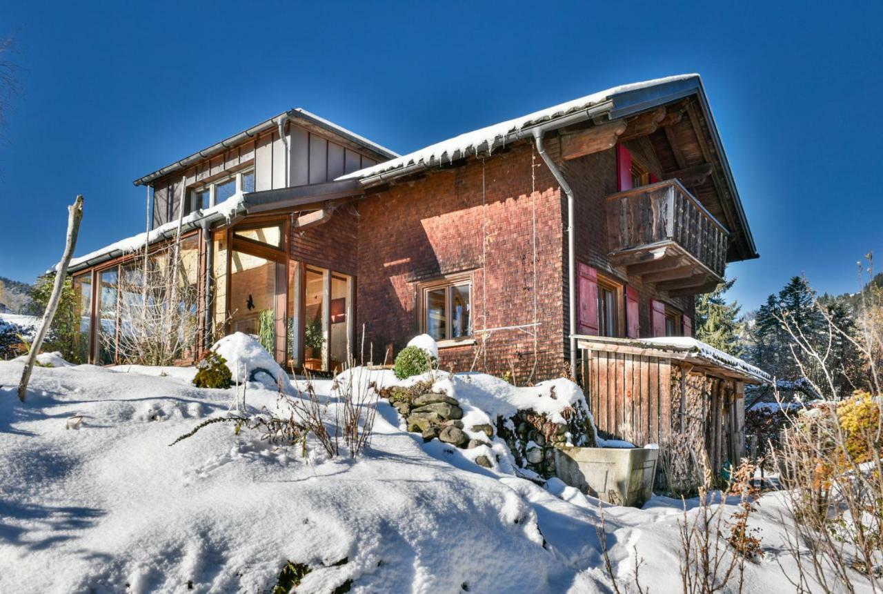 Ferienhaus Bergblick シュヴァルツェンベルク・イム・ブレゲンツァーヴァルト エクステリア 写真