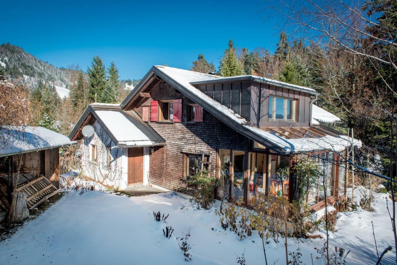 Ferienhaus Bergblick シュヴァルツェンベルク・イム・ブレゲンツァーヴァルト エクステリア 写真